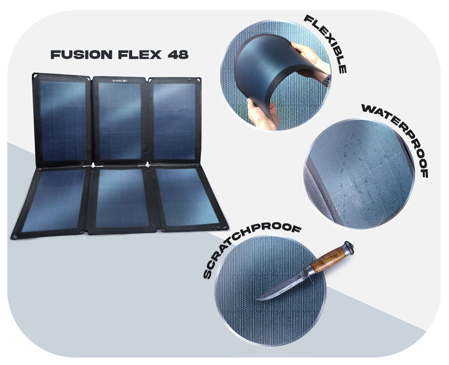 Fusion FLEX 48 Watts - Portable Solar Panel