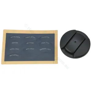 Gemini Spa Pool Side 2-Way Button Water Switch