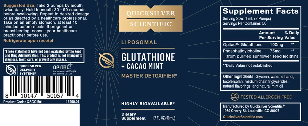 Glutathione  Cacao Mint