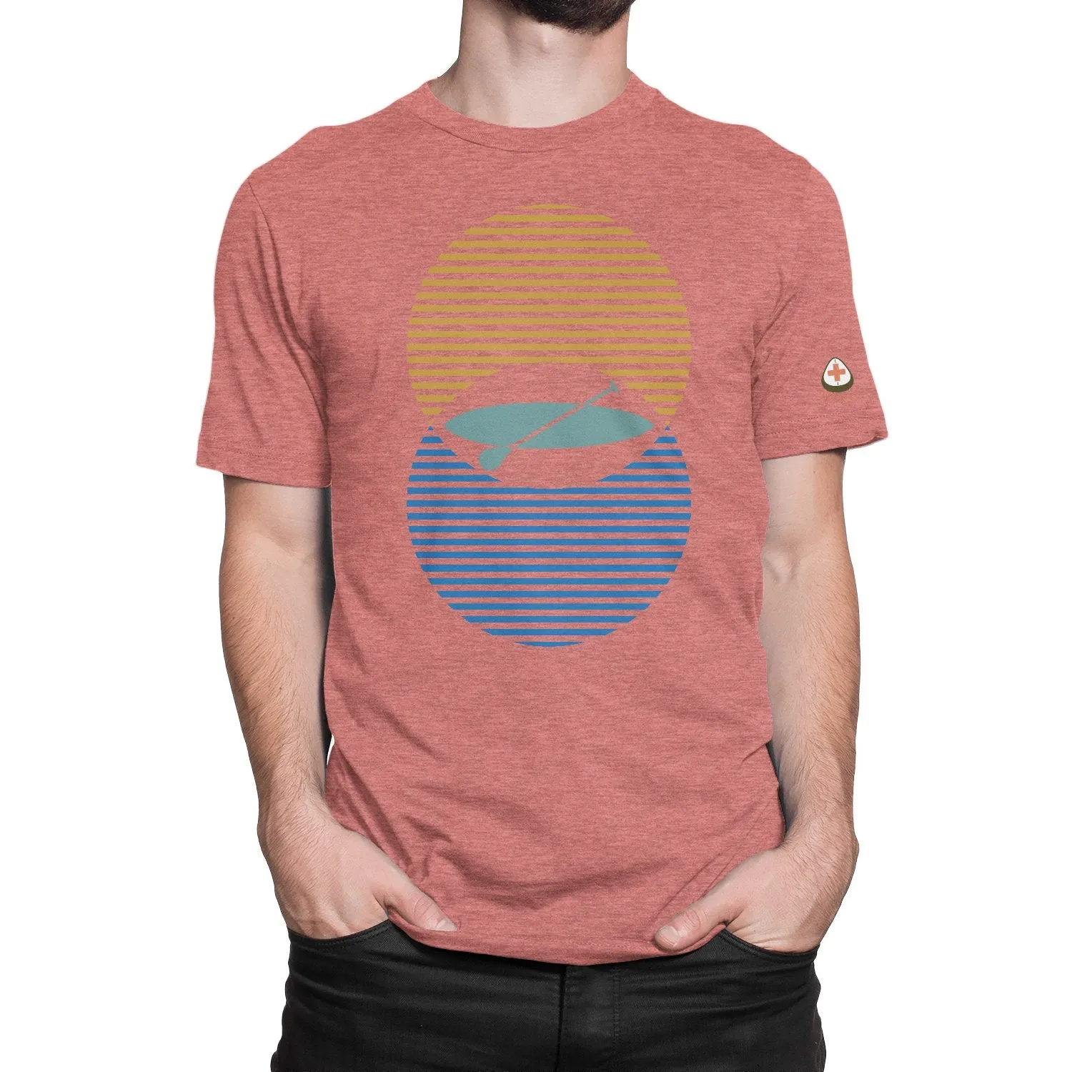 High-Quality Twin Suns & Paddle Boarding Graphic Tee