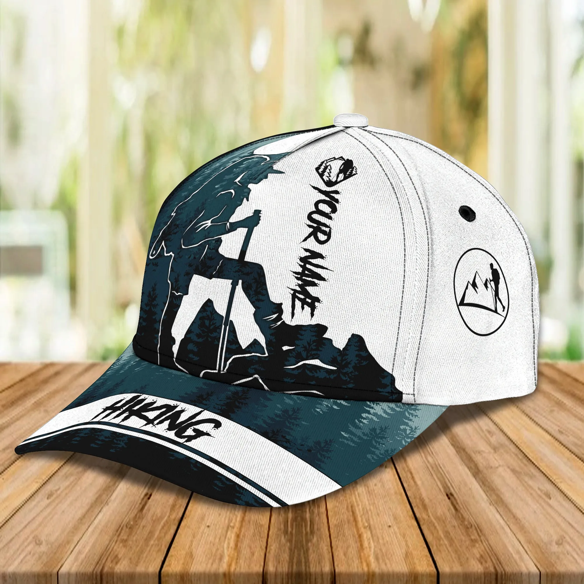 Hiking- Personalized Name Cap -Loop- Hd98 113