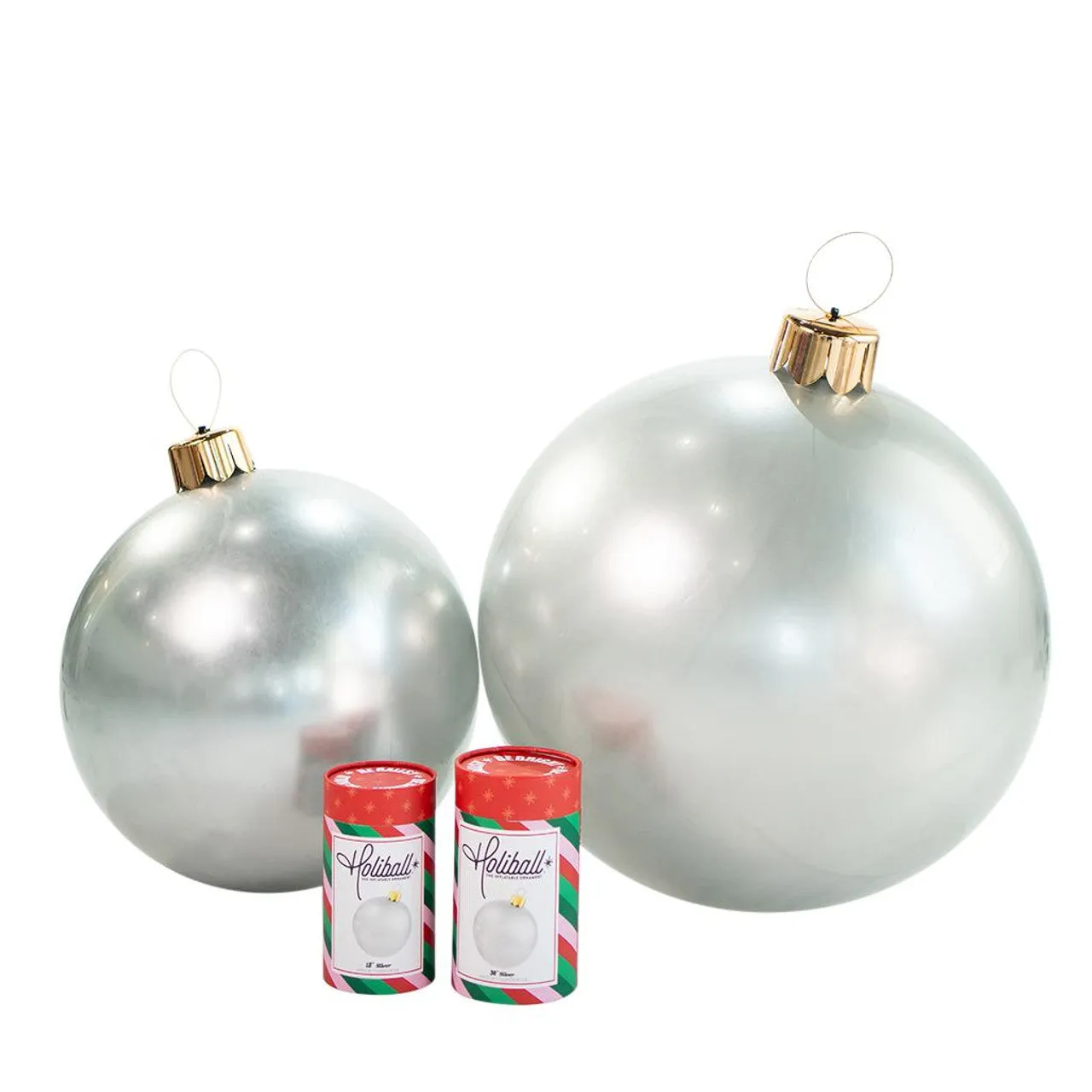 HOLIBALL- 18" SILVER INFLATABLE BALL