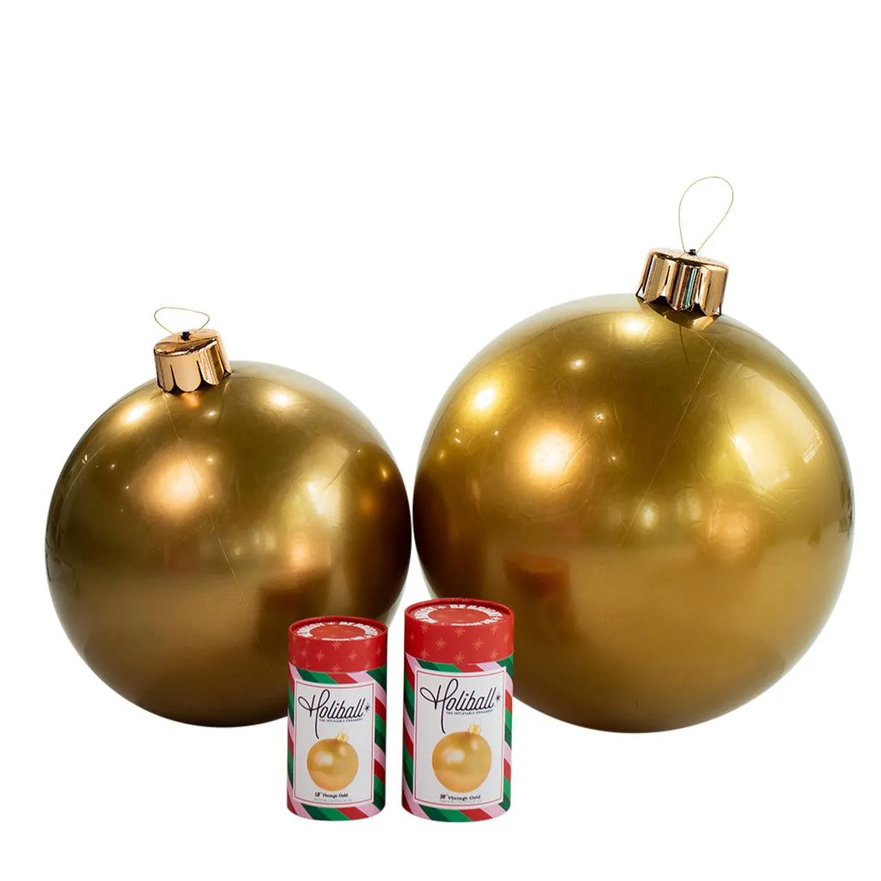 HOLIBALL- 18" VINTAGE GOLD INFLATABLE BALL