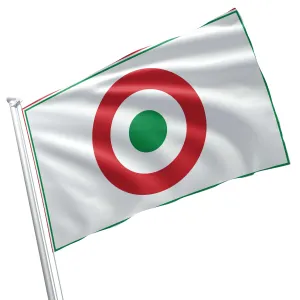 Italy Air Force Roundel Flag Banner