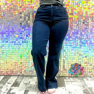 Judy Blue High Waist Wide Leg Jeans