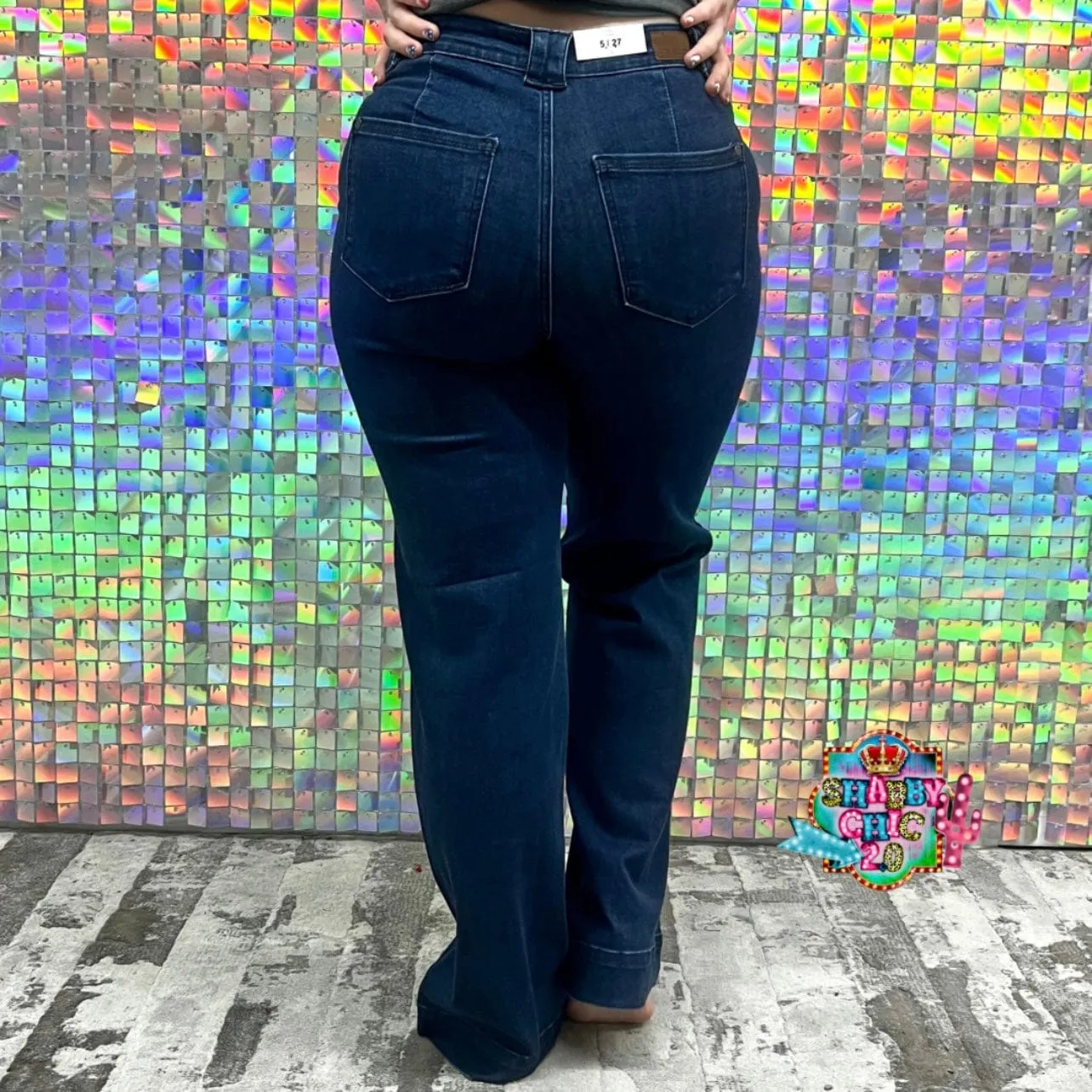 Judy Blue High Waist Wide Leg Jeans
