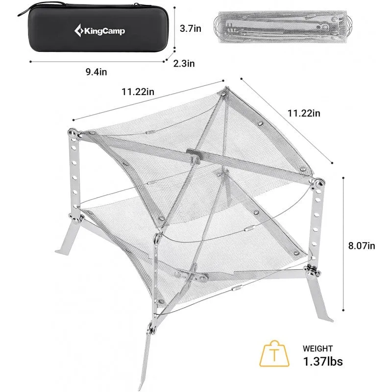 KingCamp - Stainless Steel Mesh Multi Stove - IBF