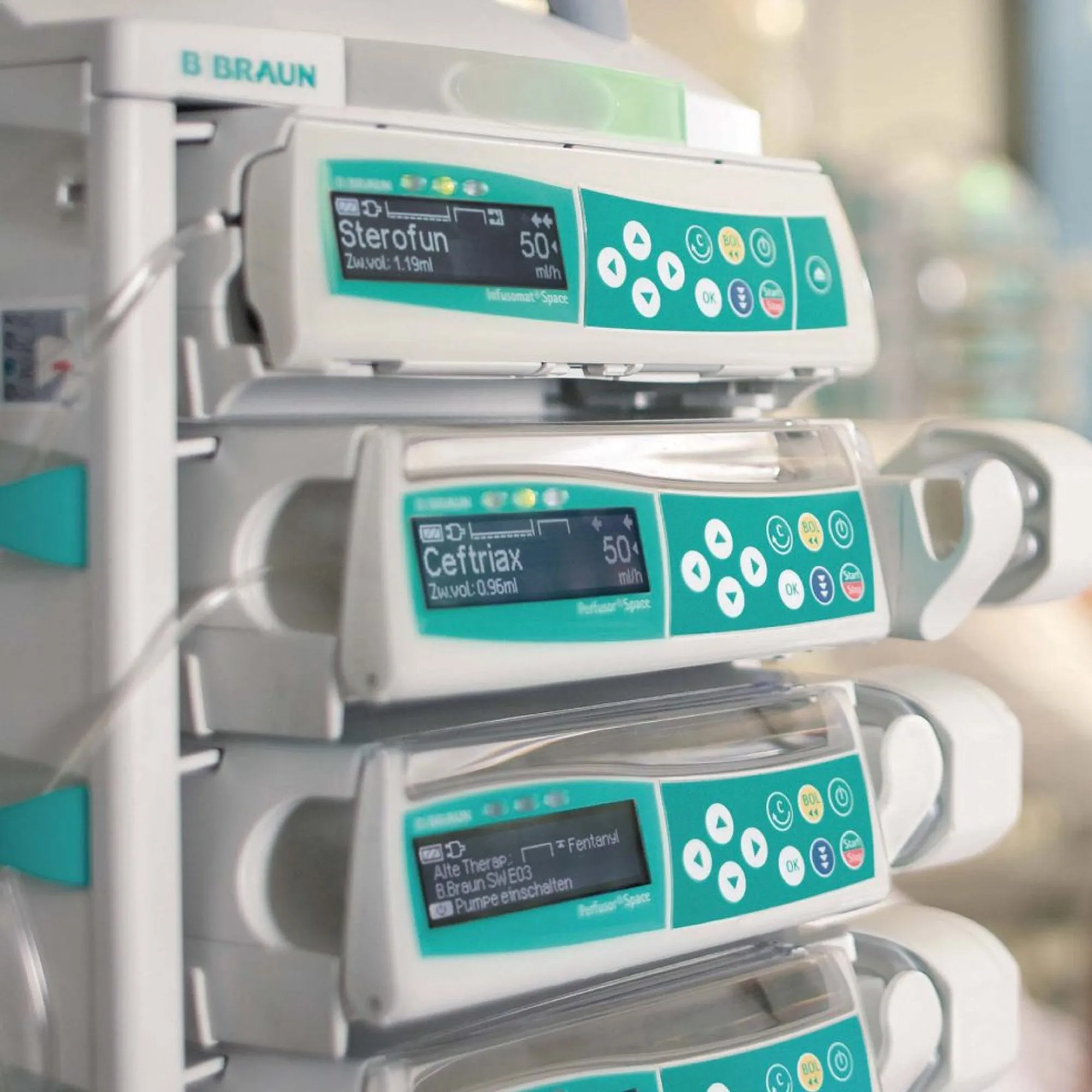Large Volume Infusion Pump Infusomat Space NiMH Rechargeable Battery Linear Peristaltic NonWireless 0.1 to 9999 mL Volume 0.1 to 1200 mL / Hr. Flow Rate