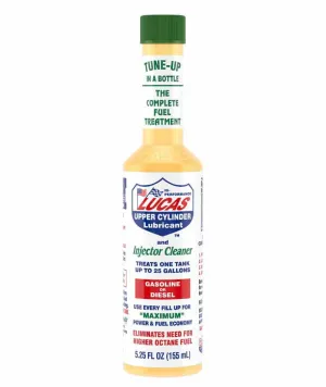 Lucas Oil 10020 Fuel Treatment 5.25 Oz - Boost Engine Performance & Efficiency