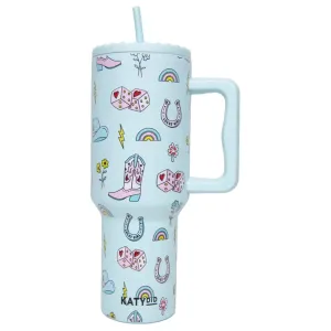 Lucky Girl Western Tumbler Cup by Katydid