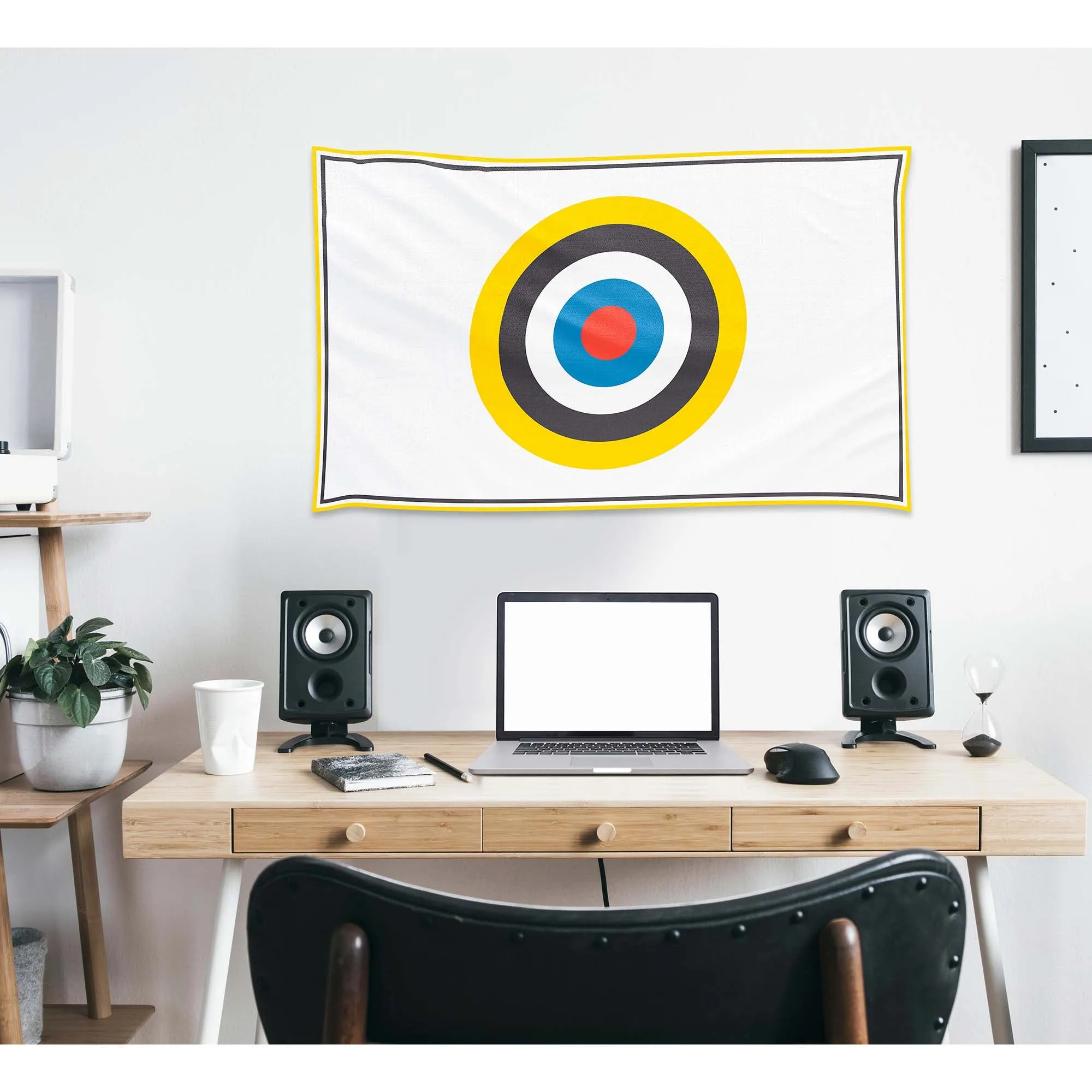 Manchukuo Roundel Air Transport Flag Banner