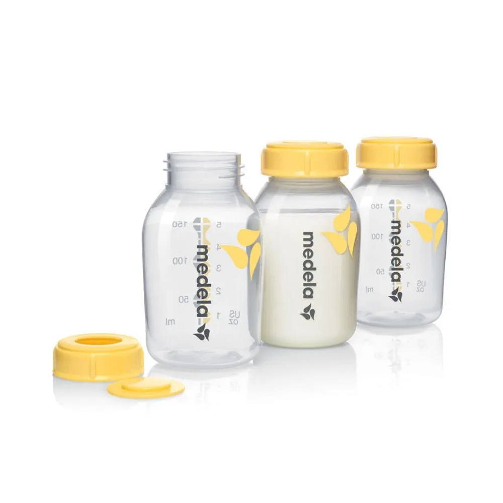 Medela Breastmilk Bottle Set with Medium Flow Teats 250mL 3 Pack