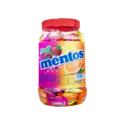 MENTOS FRUIT SQUARE JAR 200`S