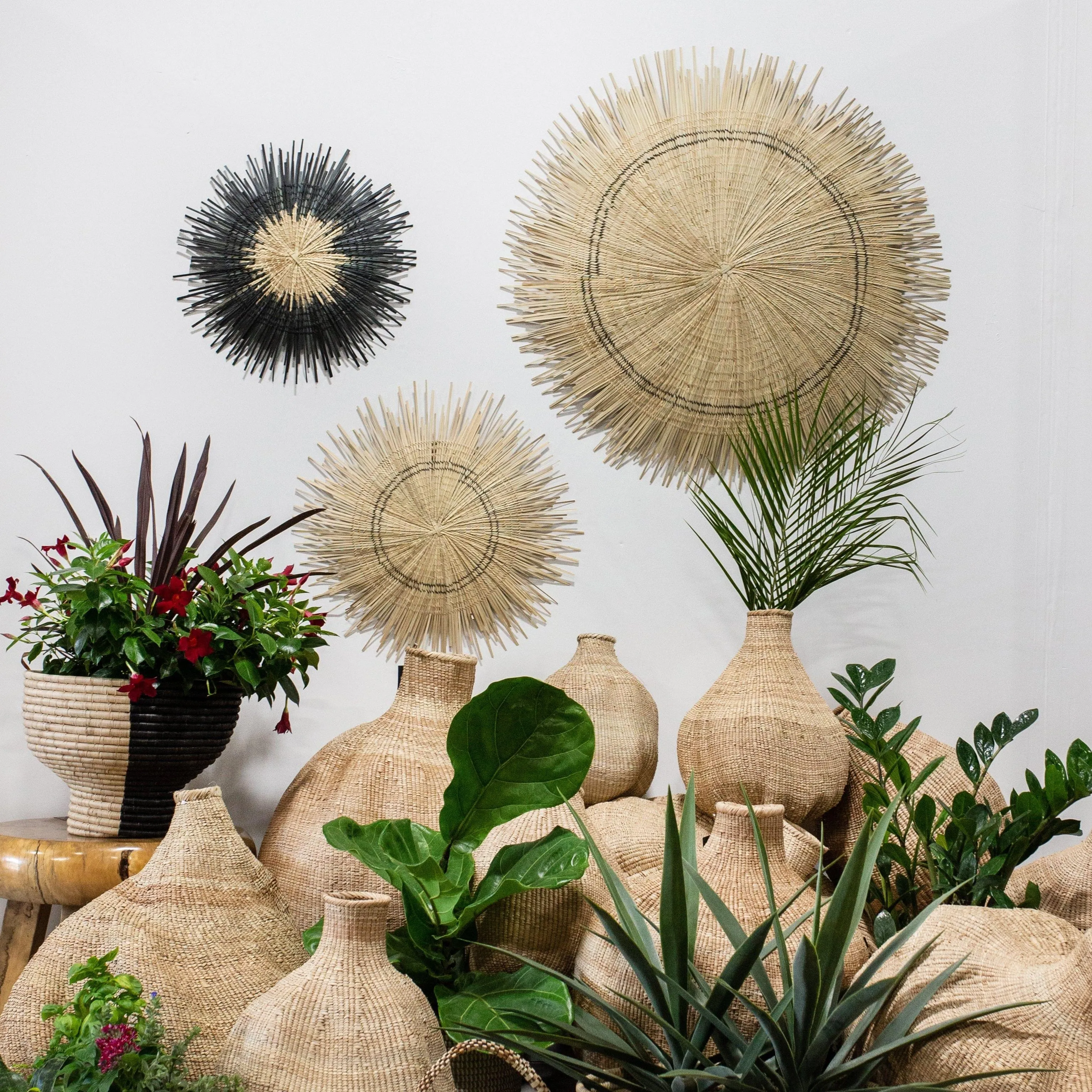 M'Mawa Woven Wall Basket Art