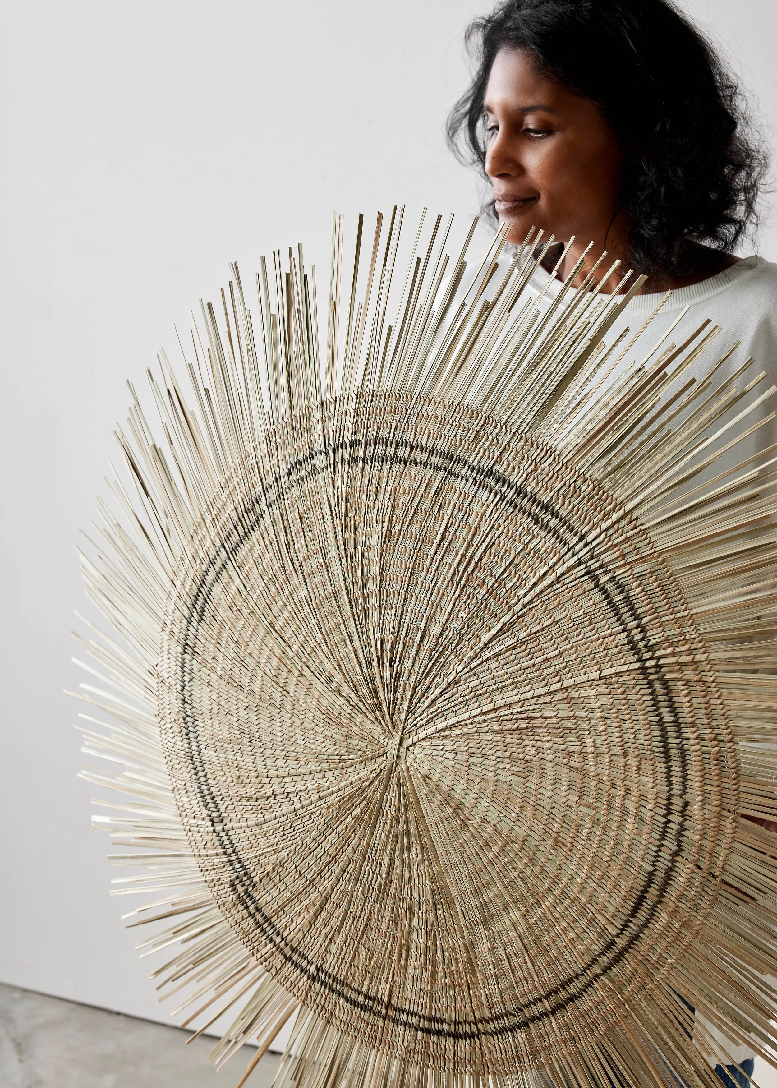 M'Mawa Woven Wall Basket Art