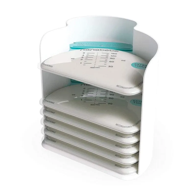 Nanobébé Breastmilk Storage Bags 25Pk & Organizer