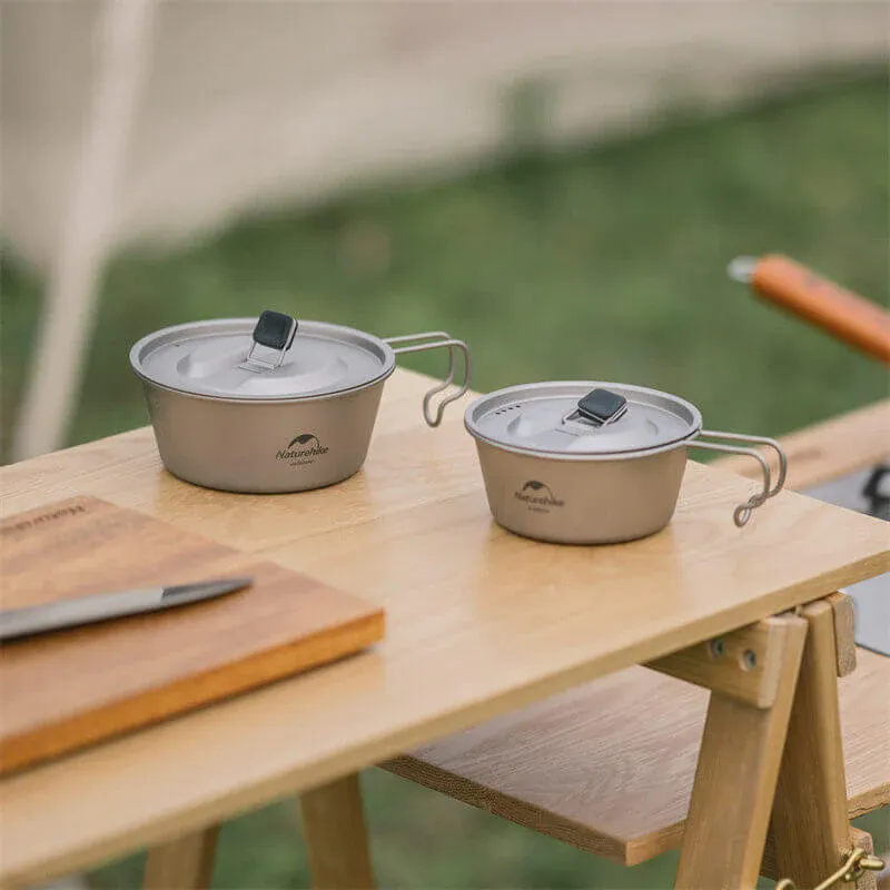 Naturehike - (Lefeng) Snow Bowl With Cover - Titanium