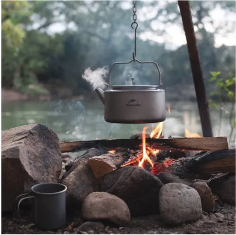 Naturehike - Titanium Teapot  - Silver