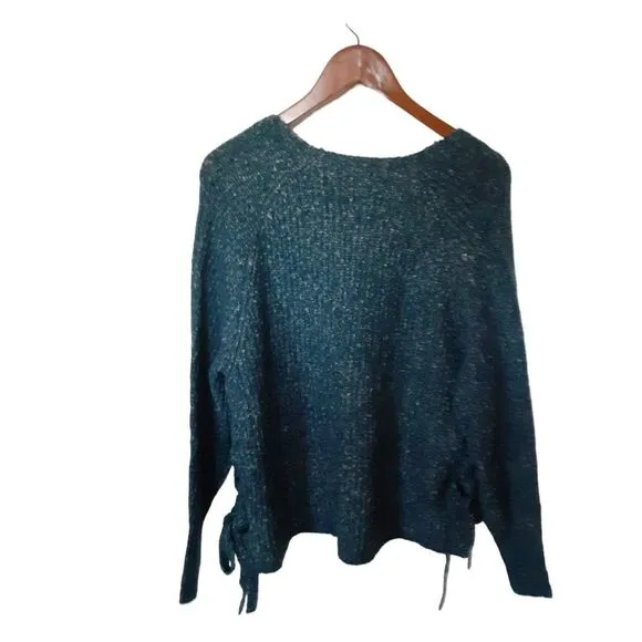 New Anthropologie John   Jenn Blue Pullover Sweater Size M