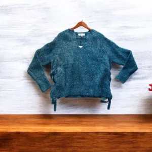 New Anthropologie John   Jenn Blue Pullover Sweater Size M