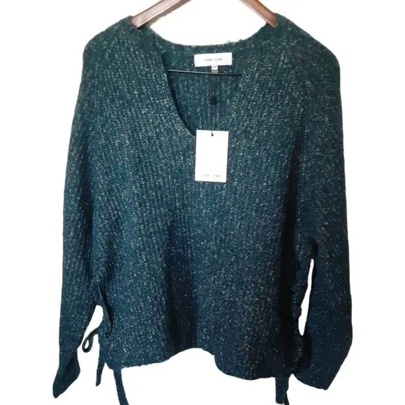 New Anthropologie John   Jenn Blue Pullover Sweater Size M