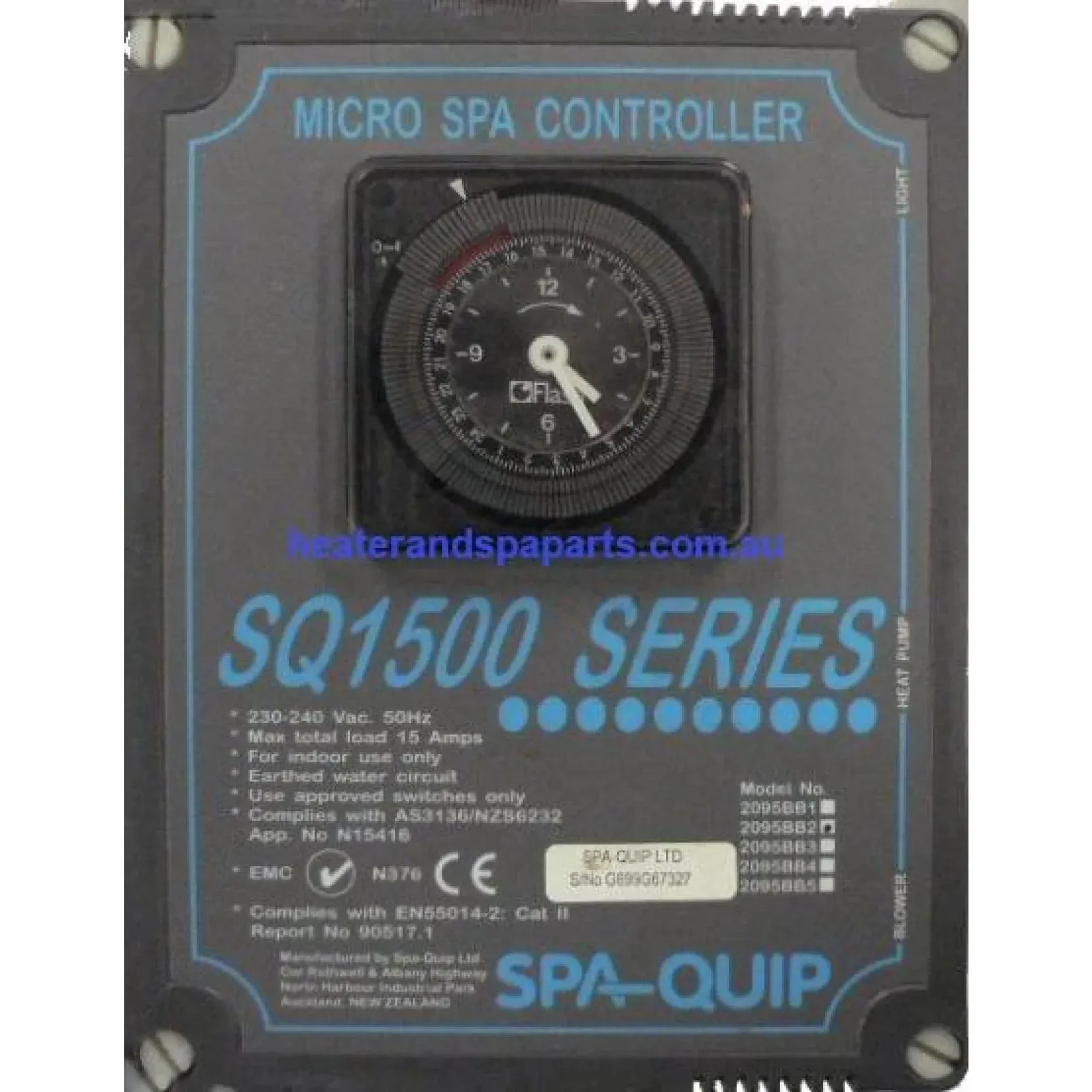 OBSOLETE - Ampac Pulsar SQ1000 SQ1500 Series Spa Controller & Parts