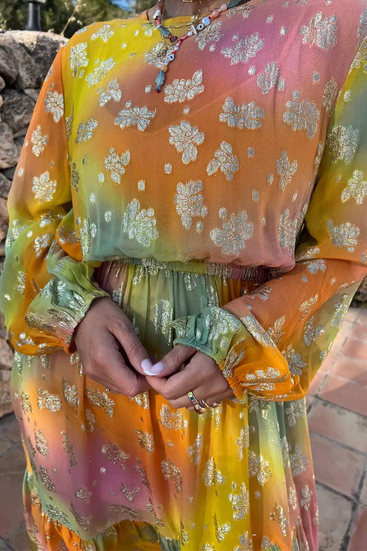 Ombre Jacquard Ciara Dress