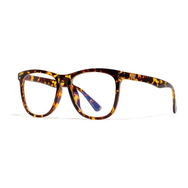 Oversized Blue Light Blocking Eyeglasses Square UV400 Protection - Perfect for Remote Home or Office Work Virtual eLearning Computer Mobile Gaming TV Screens, Warranty Included<br>&#128293;HOT ITEM&#128293;