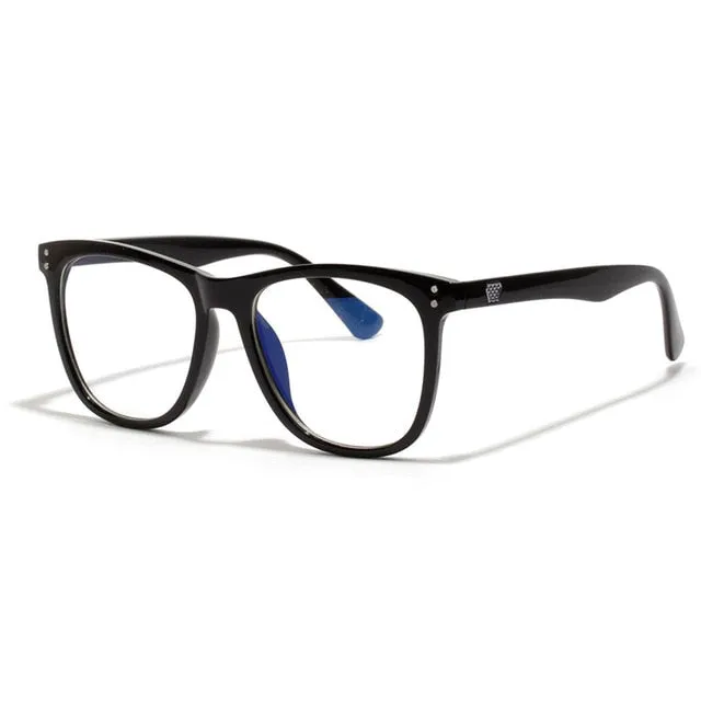 Oversized Blue Light Blocking Eyeglasses Square UV400 Protection - Perfect for Remote Home or Office Work Virtual eLearning Computer Mobile Gaming TV Screens, Warranty Included<br>&#128293;HOT ITEM&#128293;