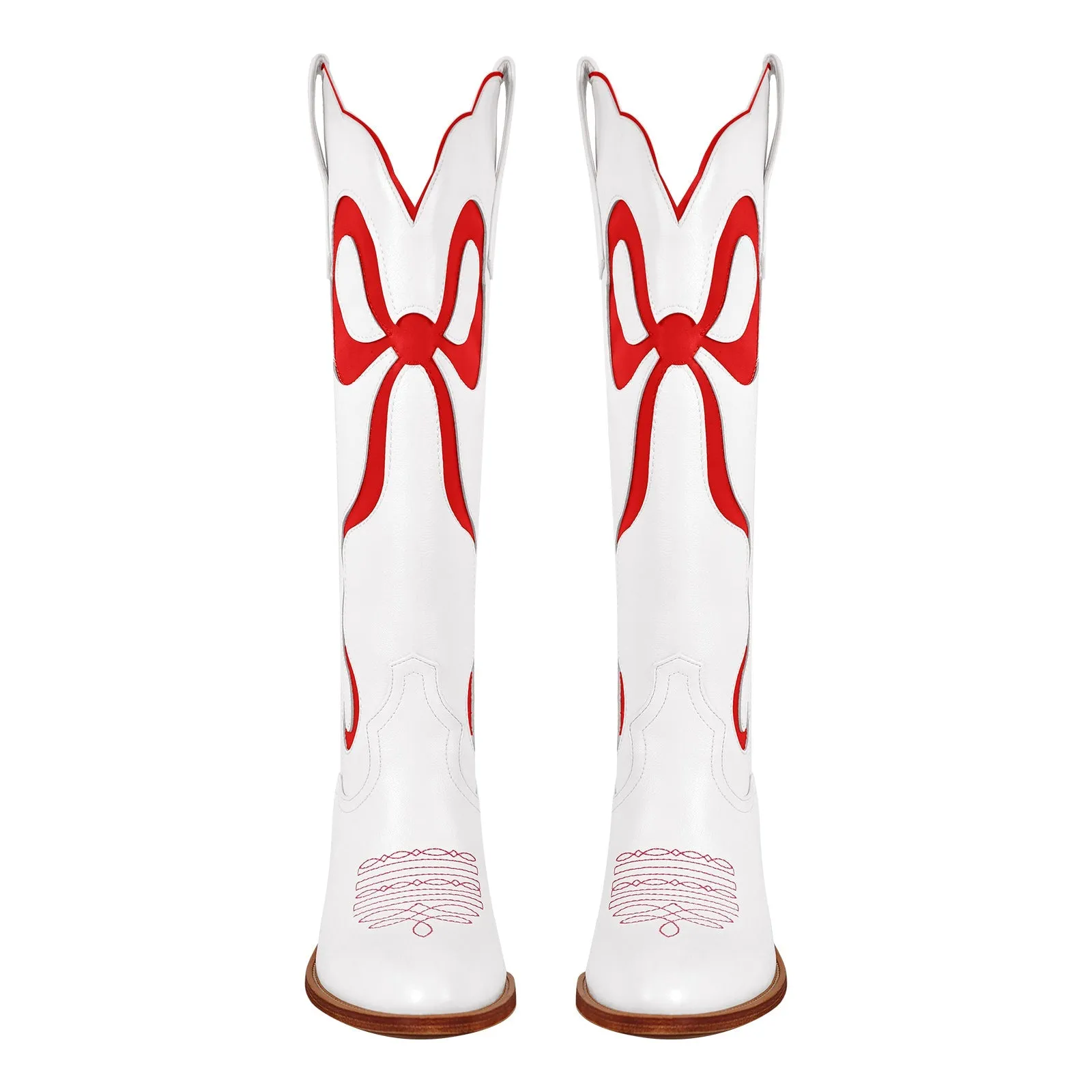 Pointed Toe Chunky Heel Western Boots