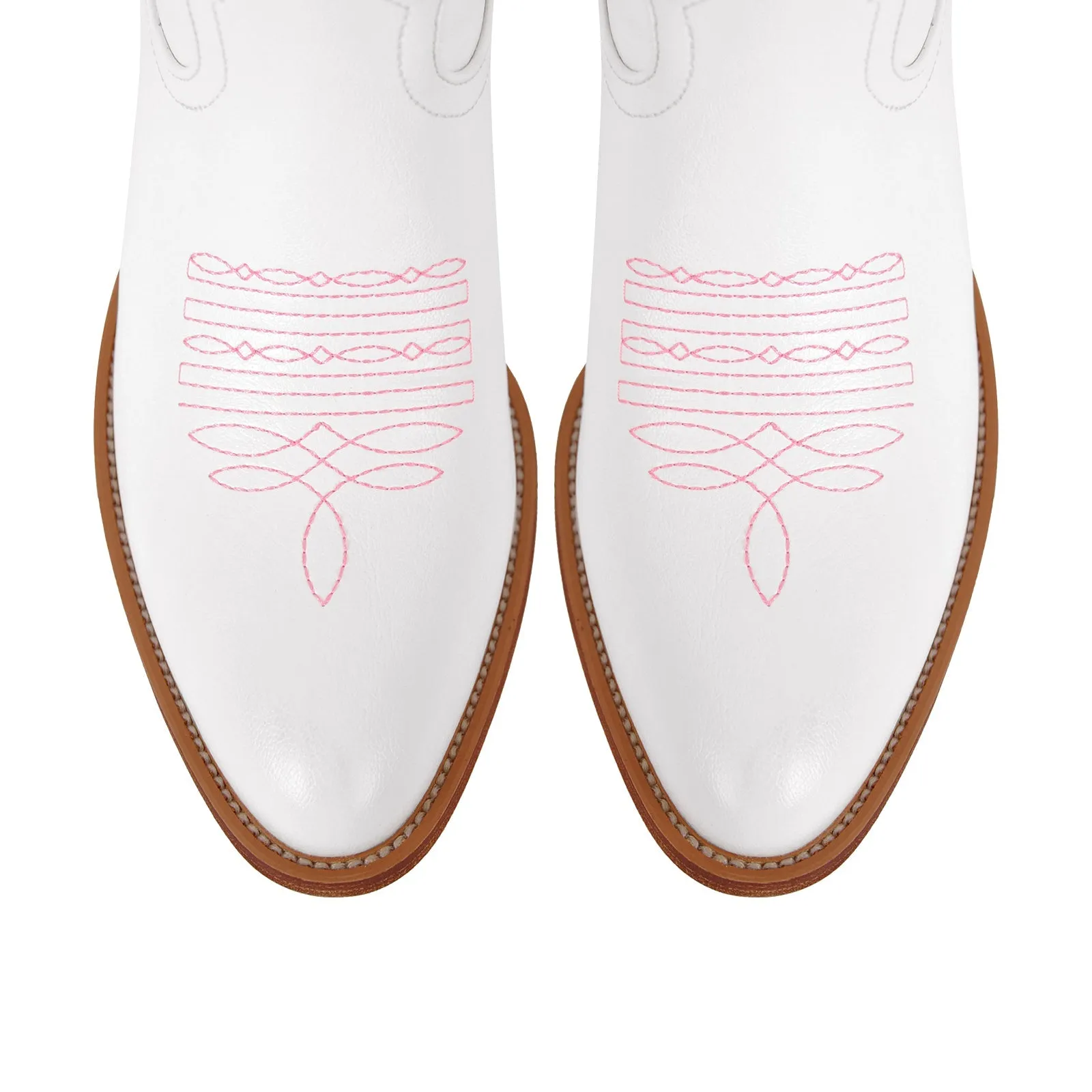 Pointed Toe Chunky Heel Western Boots