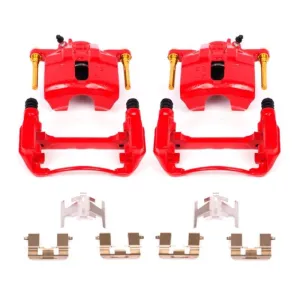 Power Stop 97-99 Acura CL Front Red Calipers w/Brackets - Pair