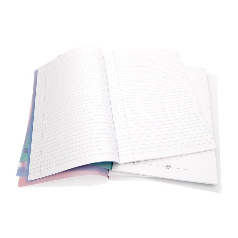 Premto A4 Pack of 5 Durable Cover 120 page Manuscript Book