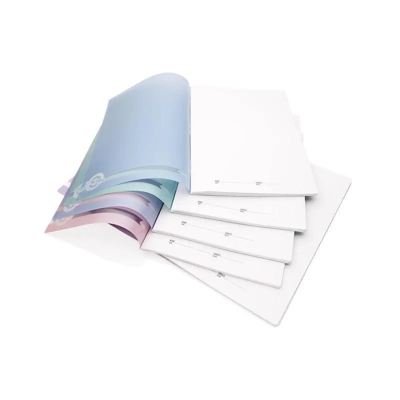 Premto A4 Pack of 5 Durable Cover 120 page Manuscript Book