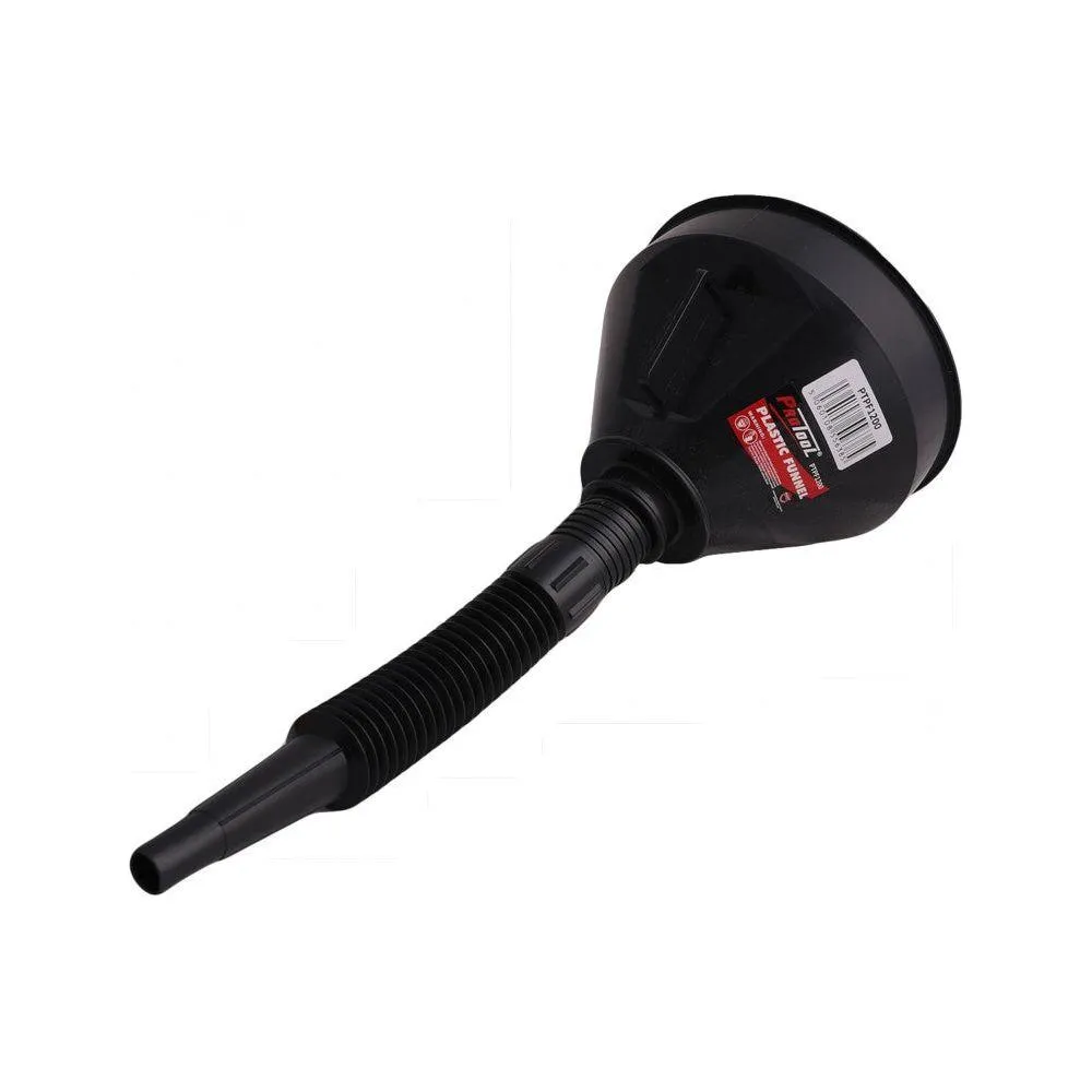 Protool Flexible Funnel - 160mm - Black