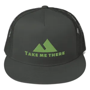 "Take Me There" Unisex Mesh Back Snapback Hat
