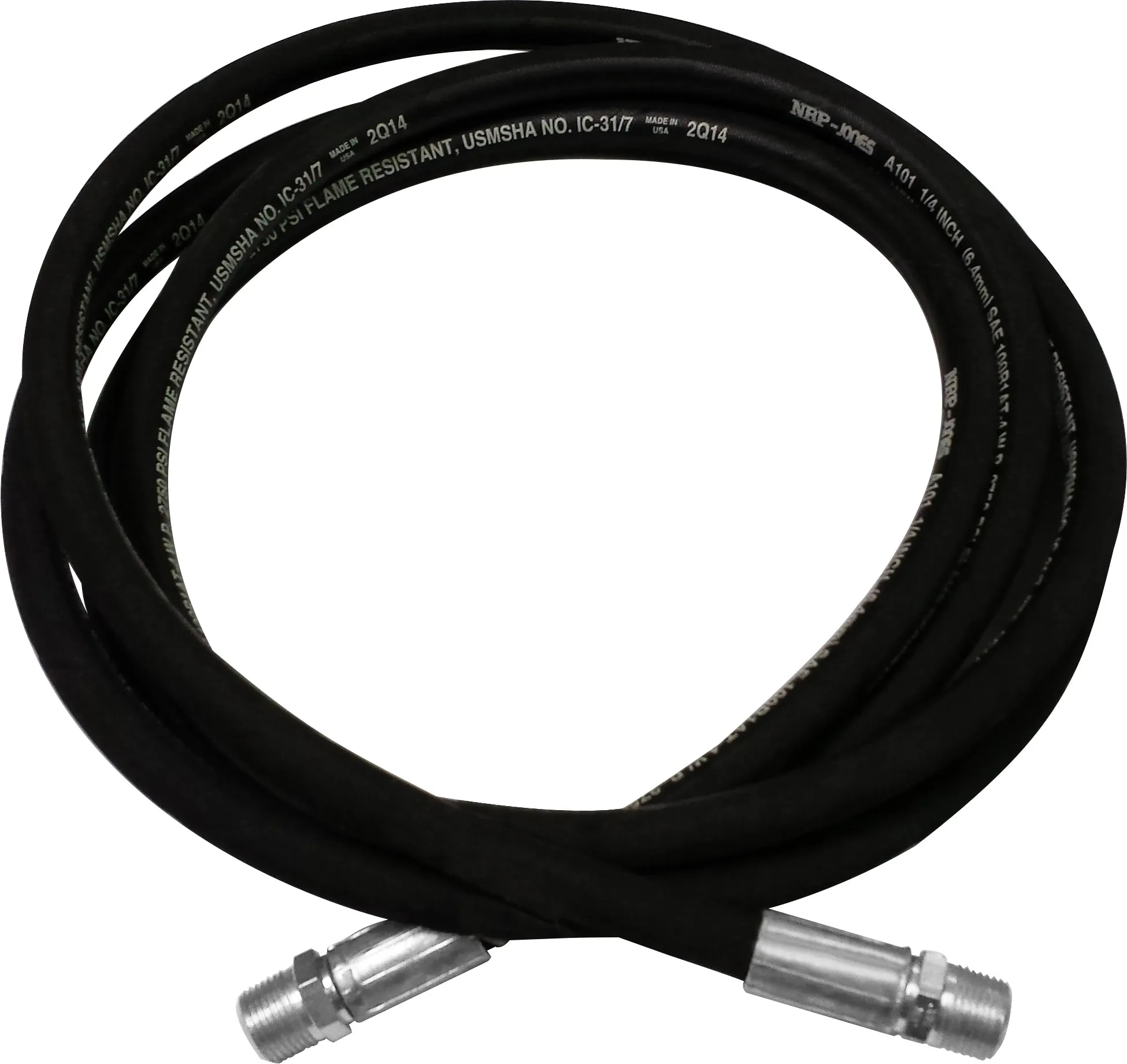 REED 08154 HTP-HOSE ASSY,1/4, 10 LG. 2250 PSI