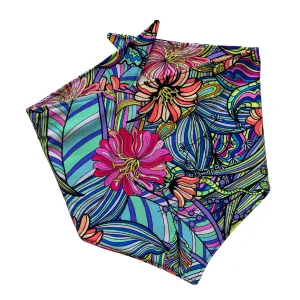 Retro Flower Power Dog Swim scARF