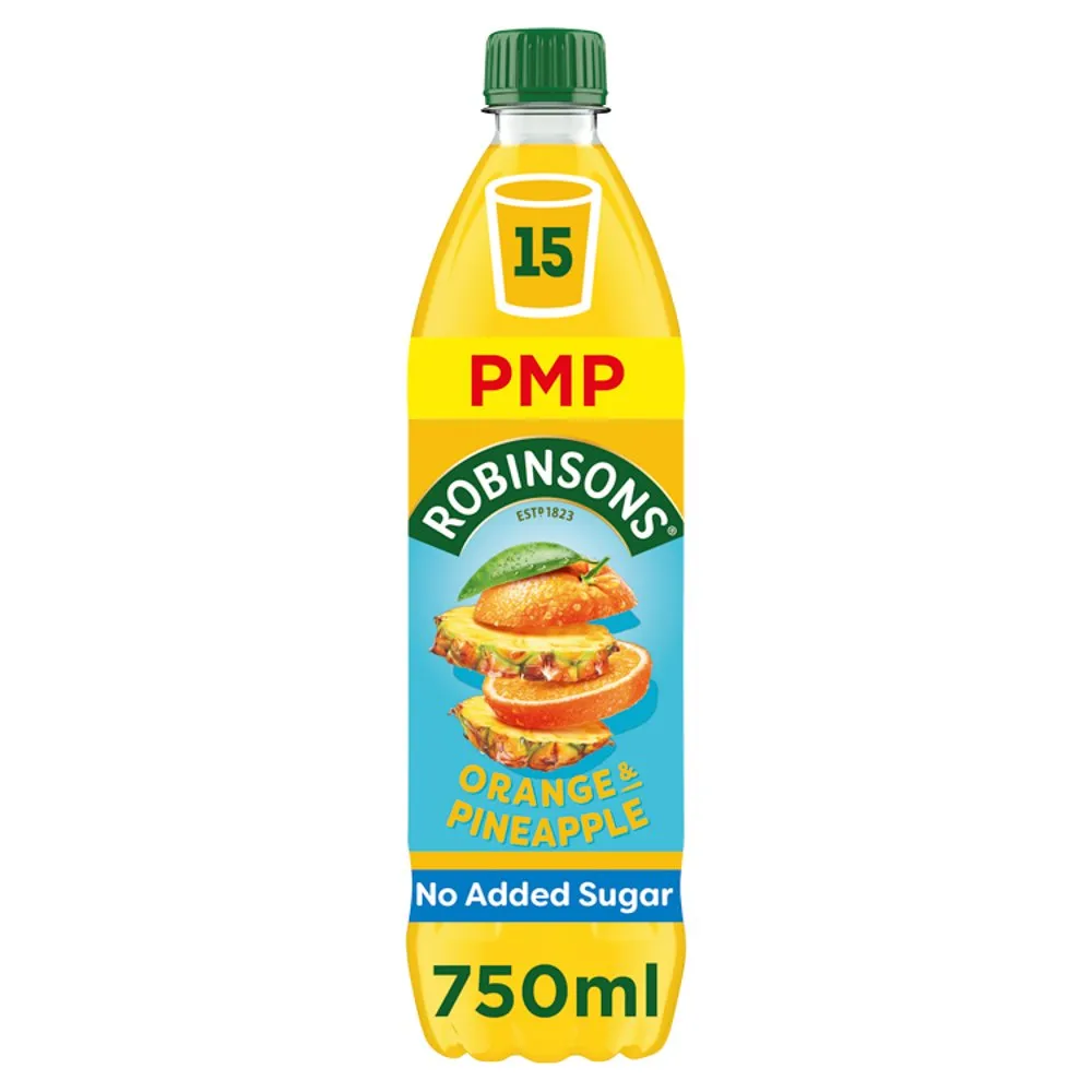 Robinsons Orange & Pineapple Squash PMP 750ml