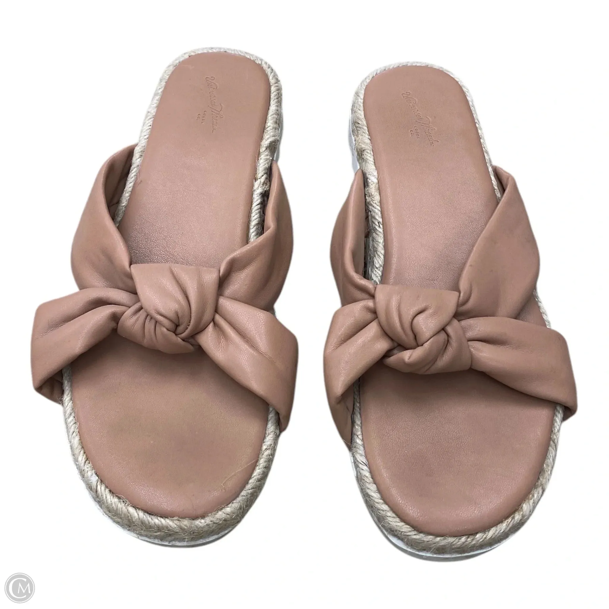 Sandals Flats By Universal Thread In Brown, Size: 9