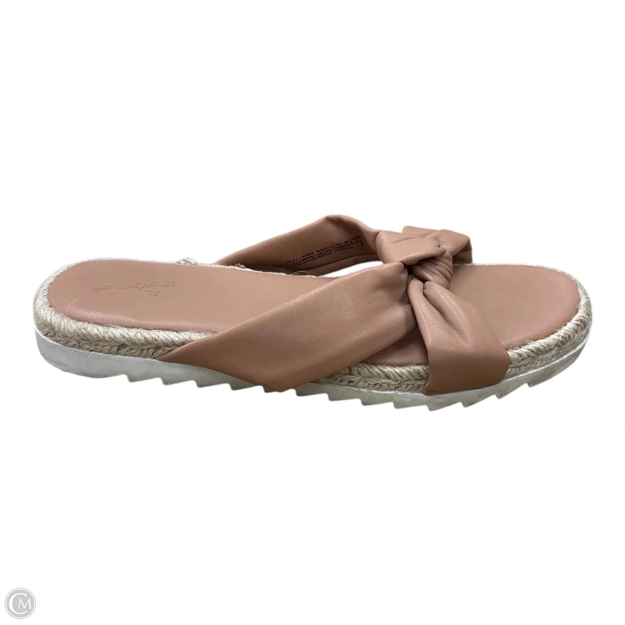 Sandals Flats By Universal Thread In Brown, Size: 9