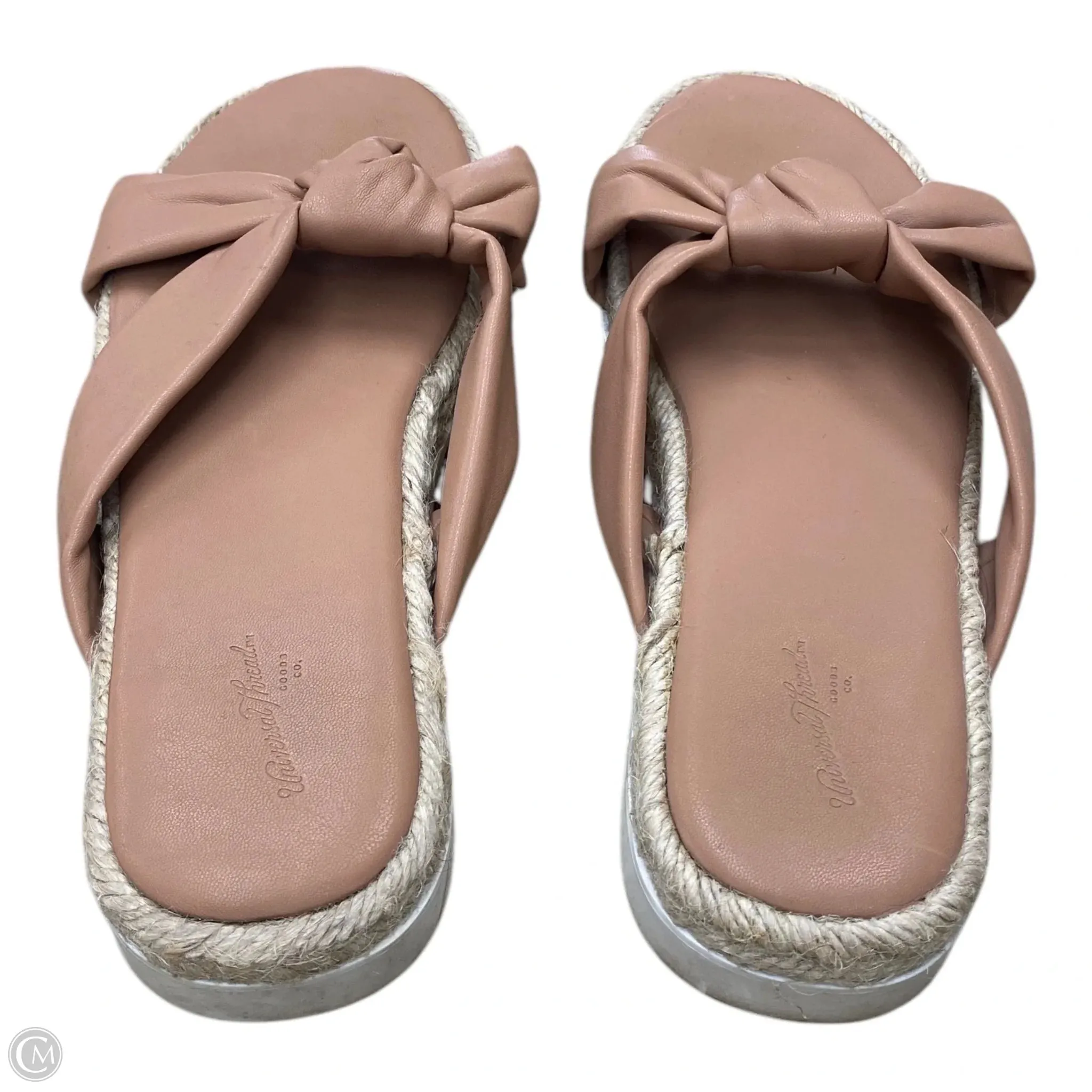 Sandals Flats By Universal Thread In Brown, Size: 9
