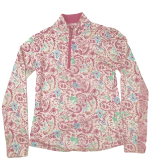 SanSoleil 900611 Solcool Print Zip Mock. | SPF 50