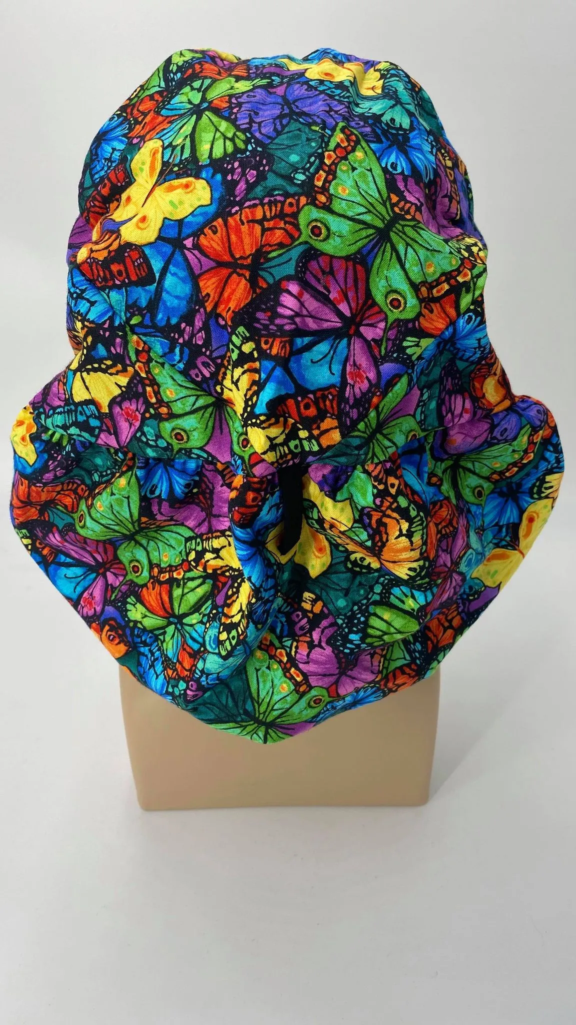 Scrub Hat Medical Hair Bonnet Surgeon Head Cover Surgical Cap Nurse Bouffant Nursing Ponytail Holder Operating Room