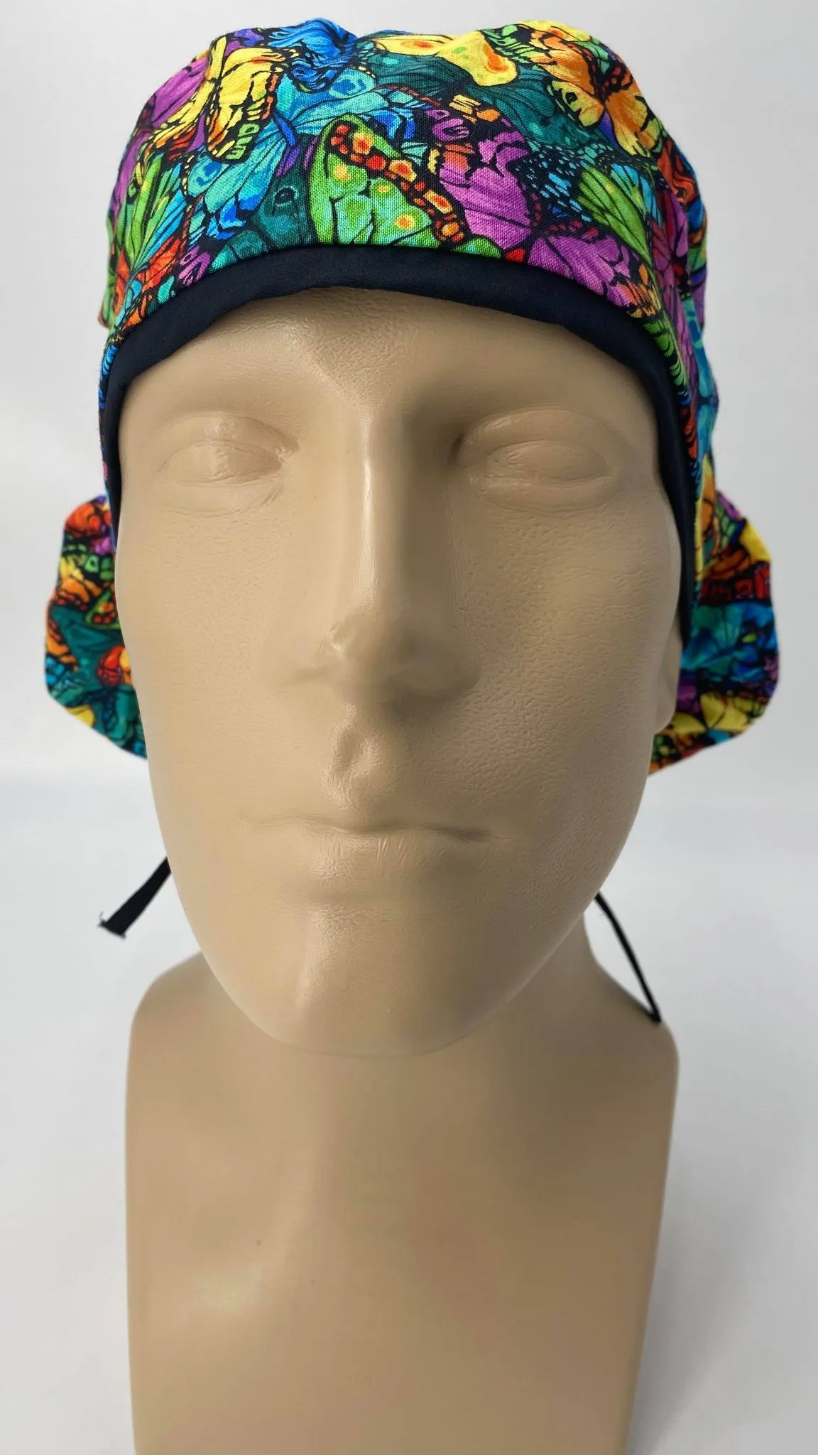 Scrub Hat Medical Hair Bonnet Surgeon Head Cover Surgical Cap Nurse Bouffant Nursing Ponytail Holder Operating Room