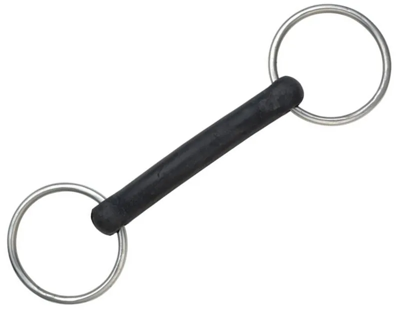Shires Hard Rubber Mouth Snaffle