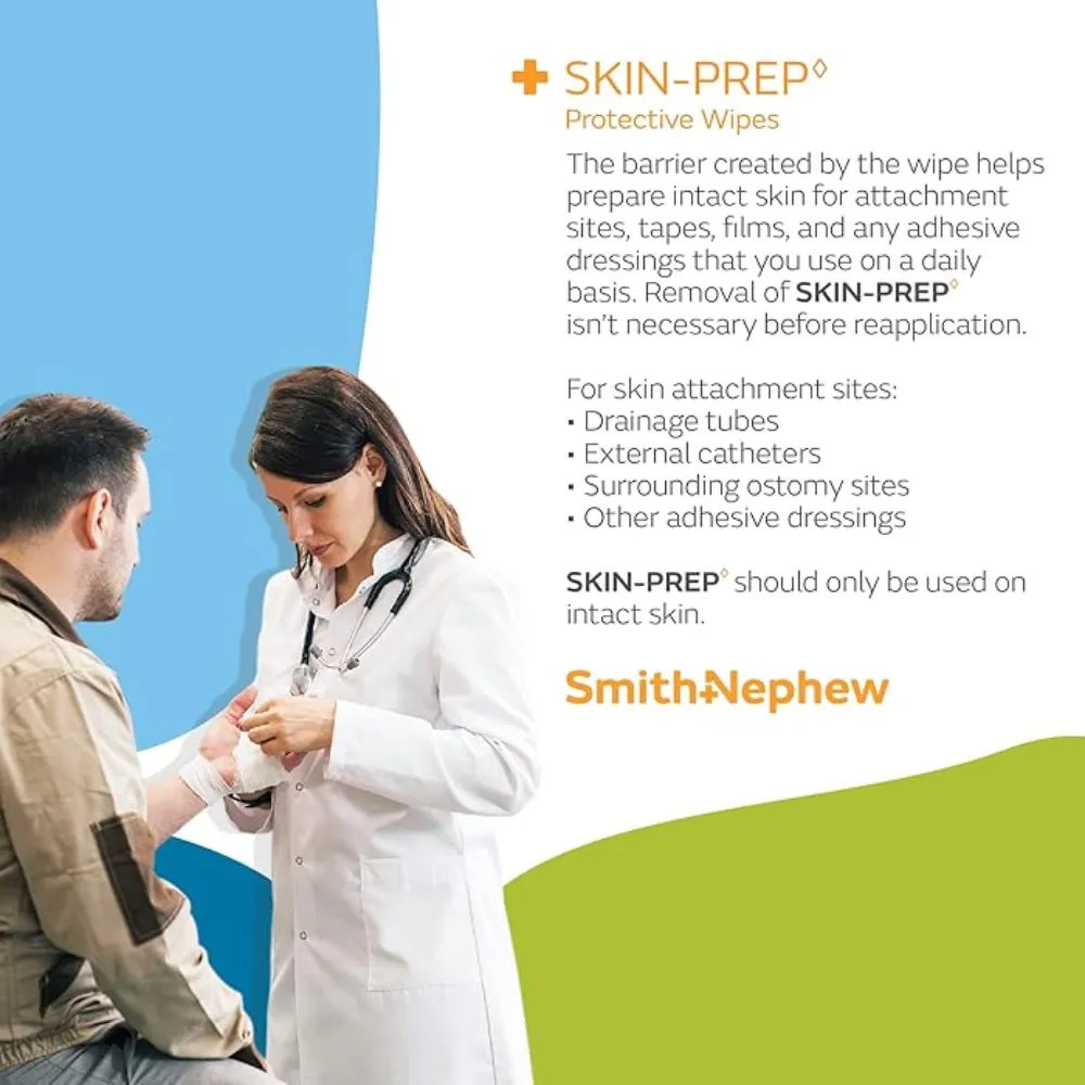 SKIN-PREP Wipes – Protective Skin Barrier for Medical Adhesives