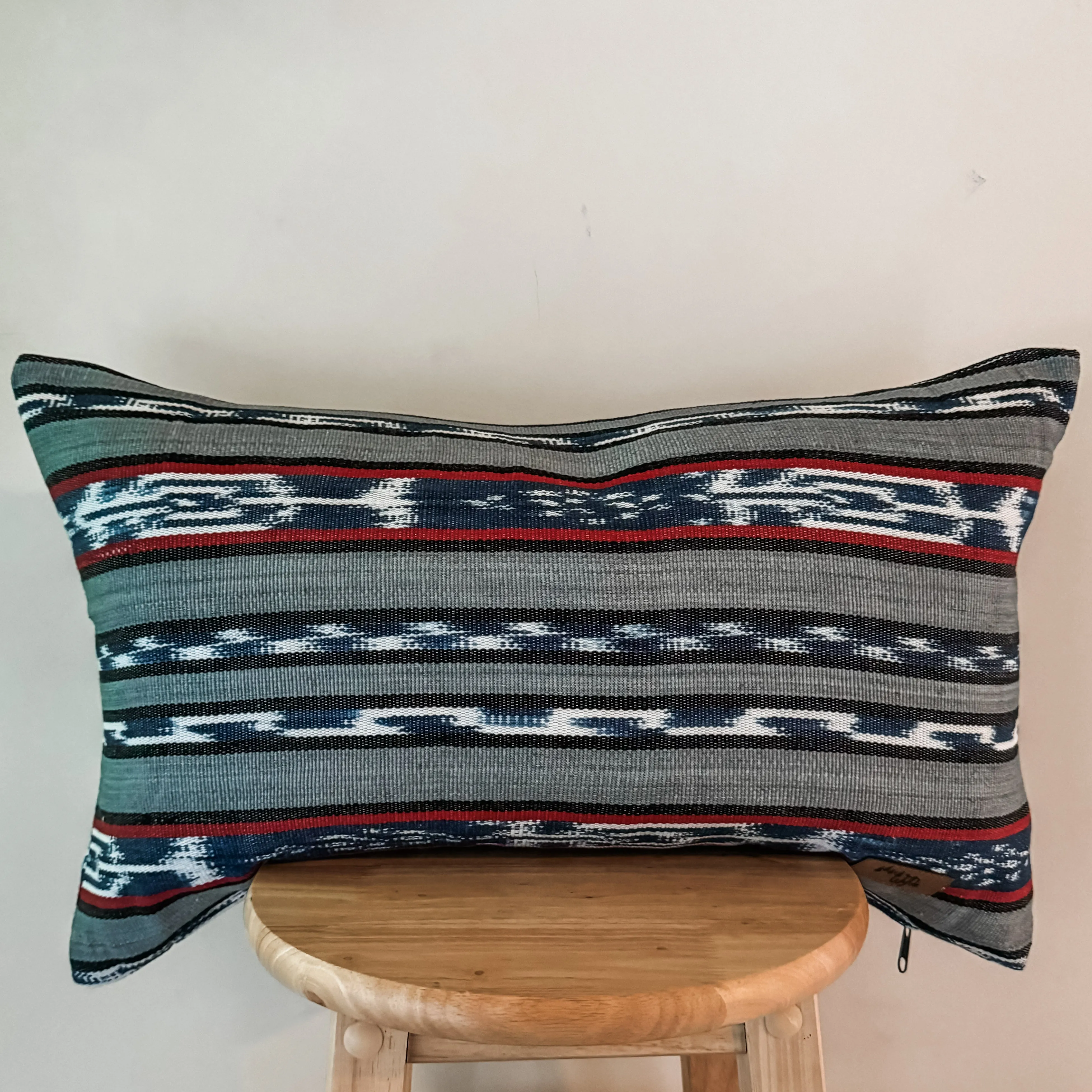 Slate Blue Lumbar Pillow Cover
