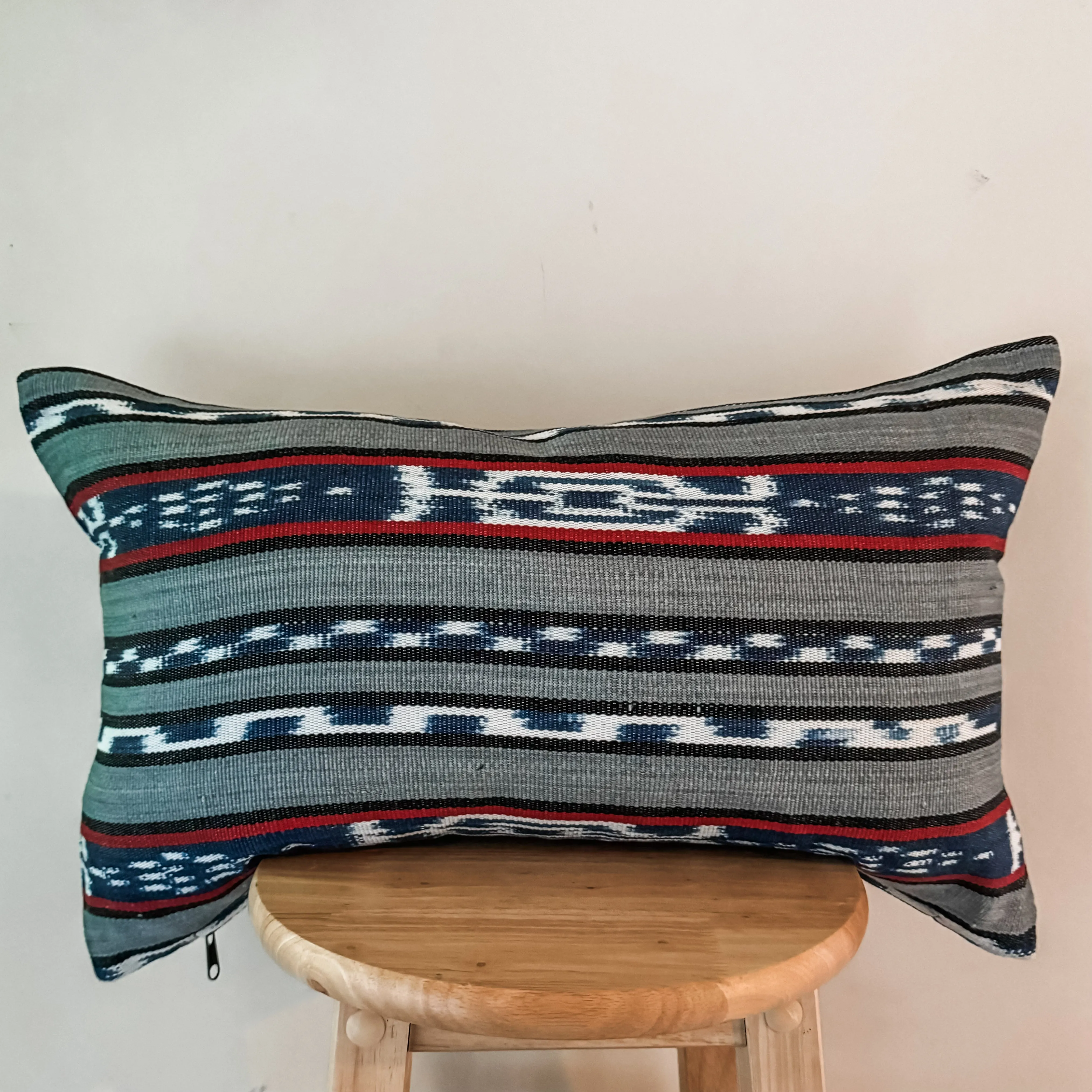 Slate Blue Lumbar Pillow Cover