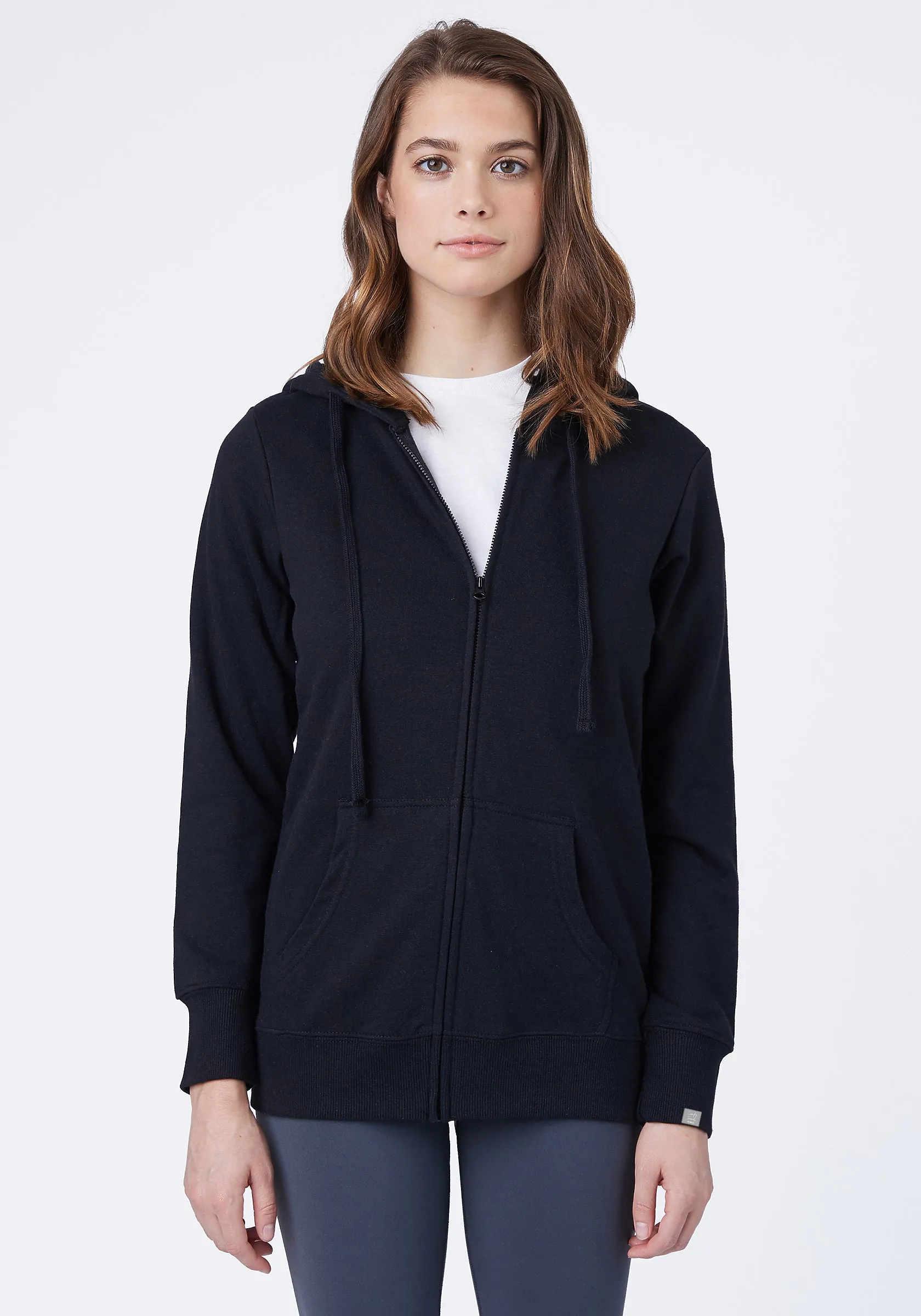 Soft Comfy French Terry Sweater with Zipper